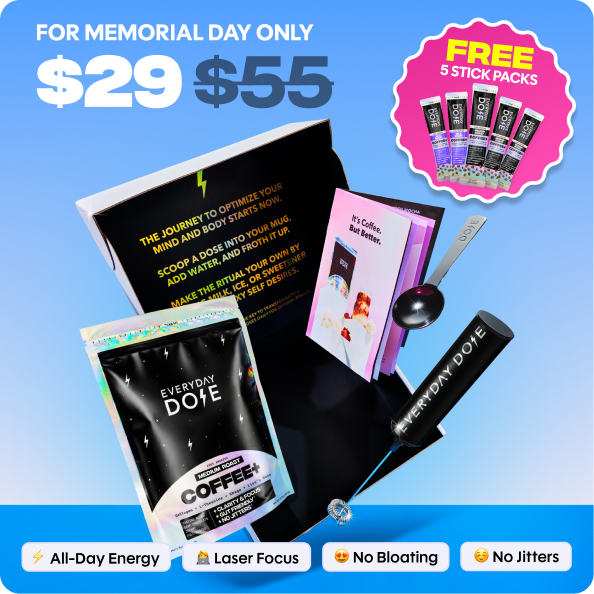Coffee+ Medium Roast Starter Kit (30 Servings) - Daily Start